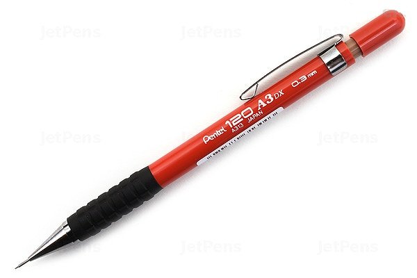 Bút chì kỹ thuật Pentel 120 A3 DX A313 Mechanical Pencil 0.3mm