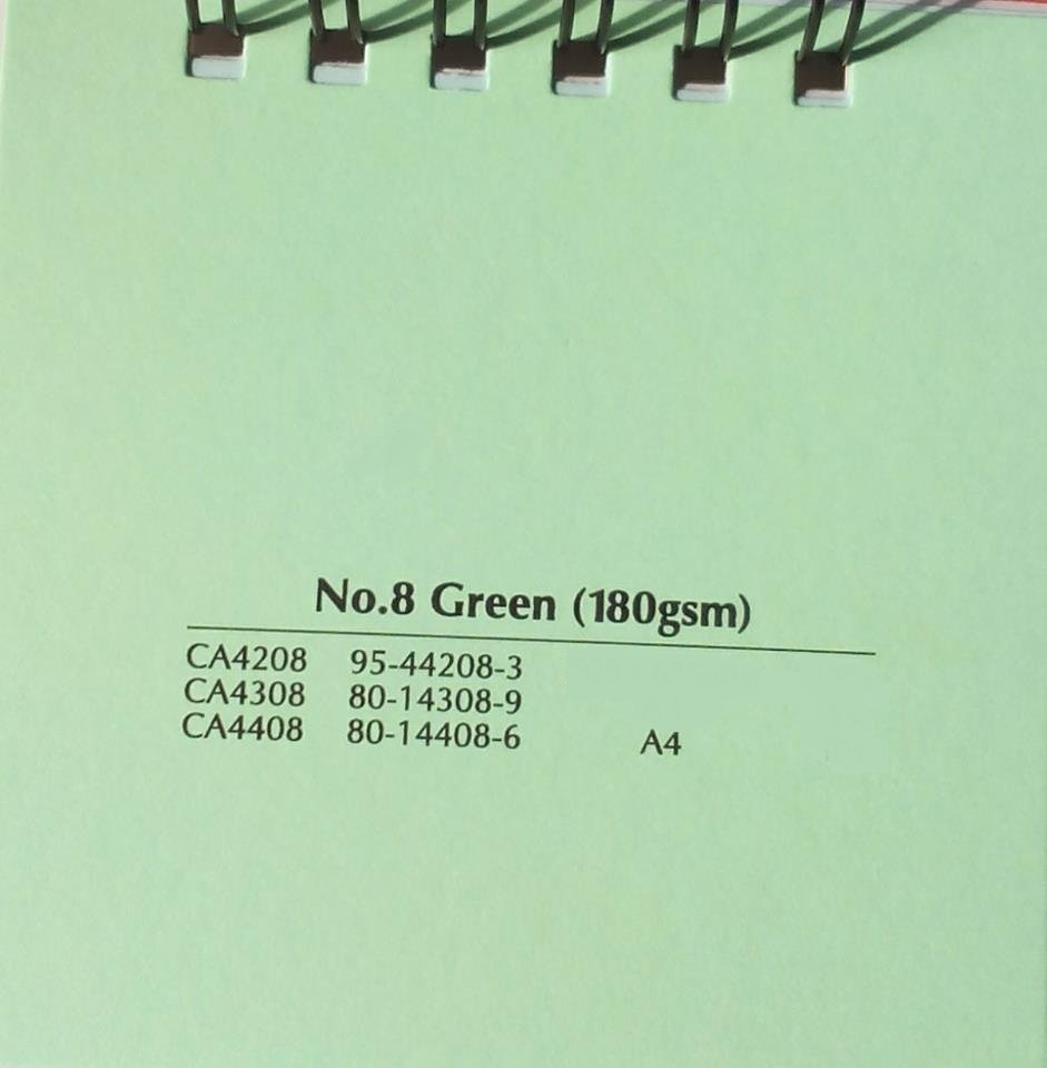 Giấy màu xanh lá A4 dày 180gsm Green Paper Malaysia, CA4408