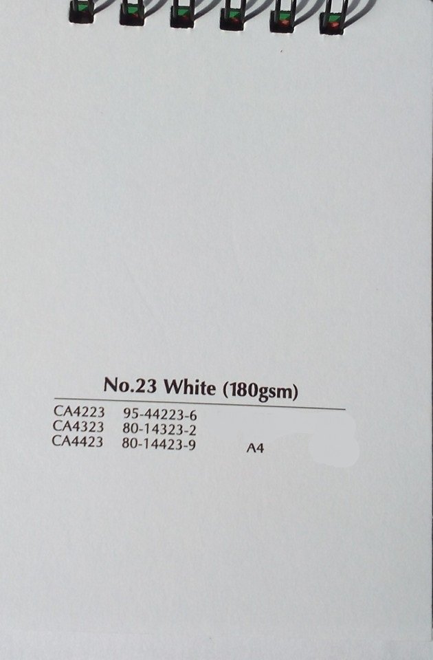 Giấy màu trắng A4 dày 180gsm White Malaysia, CA4423