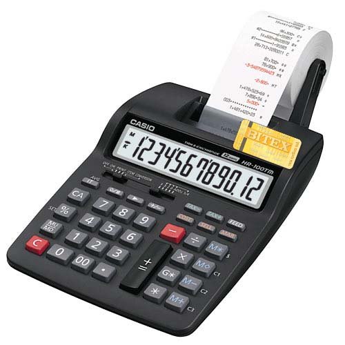 Máy tính Casio in giấy HR-100TM Printing Calculators