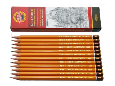 Bút chì Tiệp chính hãng KOH-I-NOOR 1500 Pencil