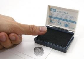 Khay mực lăn tay Shiny SM-1 Thumb print pad