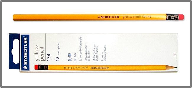 Bút chì gỗ Steadtler 134 2B Yellow Pencil