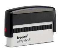 Dấu Trodat Printy 4916 khắc dấu địa chỉ, công ty dài