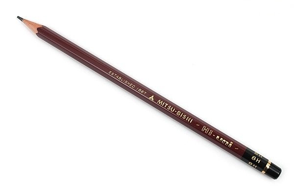 Bút chì gỗ Uni Mitsubishi Hi-Uni Wooden Pencil 8H