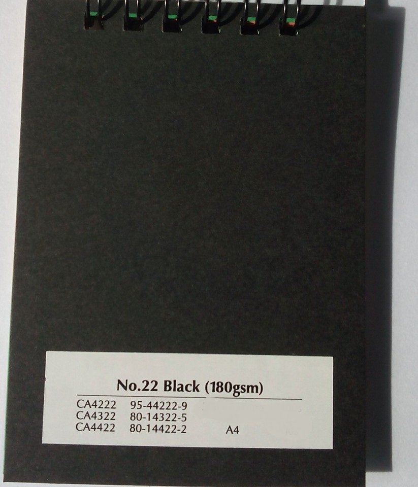 Giấy màu đen A4 dày 180gsm Black Malaysia, CA4422