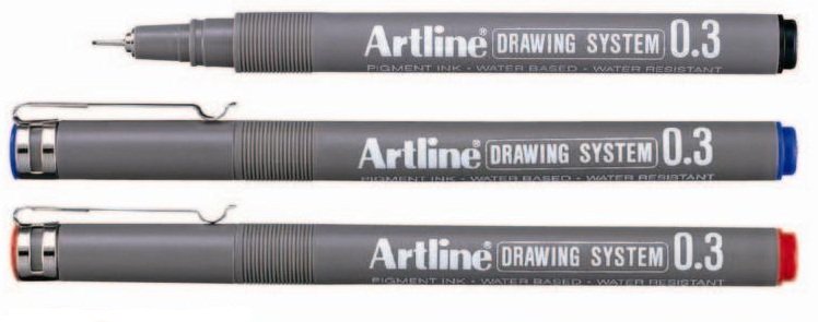 Bút vẽ kỹ thuật Artline EK-233 Drawing System Pen, 0.3mm