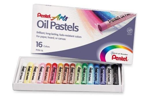 Phấn dầu Pentel Arts Oil Pastels PHN-16, 16 Color Set