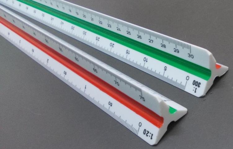 Thước tỷ lệ 3 cạnh Staedtler 561 98 - Reduction Scale Ruler