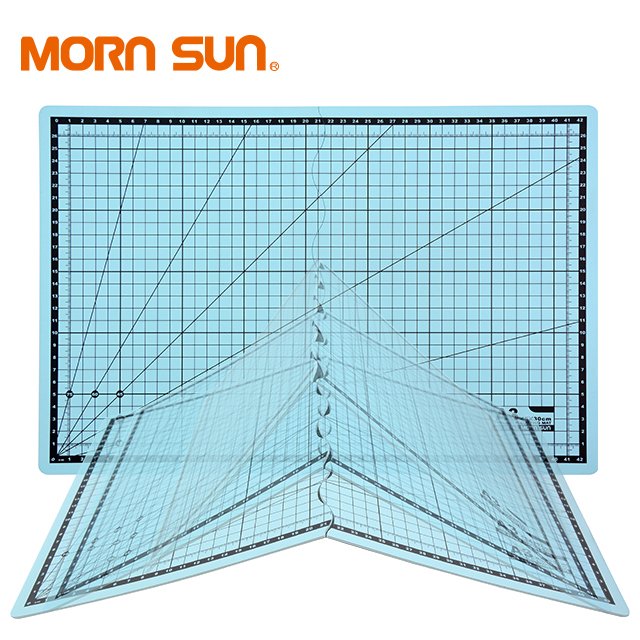 Tấm lót cắt tự lành A3 xếp được A3 Morn Sun Cutting Mat Foldable