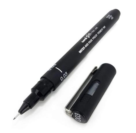 Bút vẽ kỹ thuật Uni Pin 200 Fine Line Drawing Pen nét 0.03mm