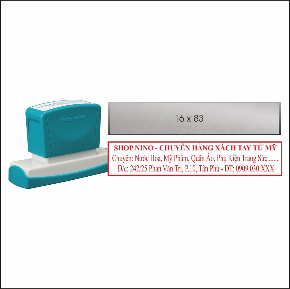 Dấu thẩm thấu sắc nét Không Lem Xstamper Quix Q26 ES-1683Q