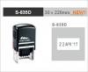 Dấu Shiny S835D logo công ty, logo thương hiệu,ngày tháng năm bên trong logo