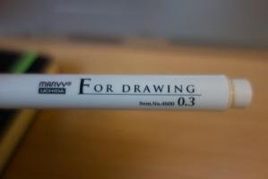 Bút vẽ kỹ thuật Marvy Uchida 4600 Drawing Pen 0.3mm chính hãng