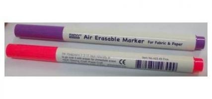 Bút viết lên vải tự bay chữ Marvy Air Erasable Marker for fabric 423