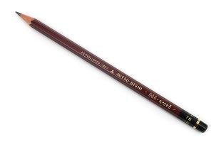 Bút chì gỗ Hi-Uni độ đậm 7B Mitsubishi Wooden Pencil grade 7B
