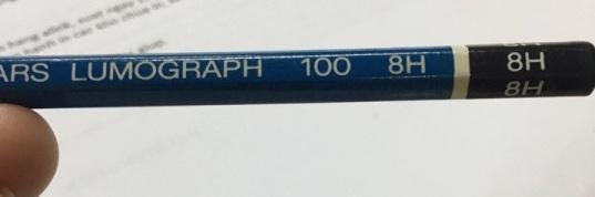 Bút chì gỗ Staedtler Mars Lumograph 100-8H Graphite Pencil