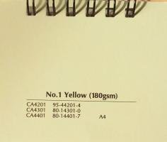 Giấy màu vàng nhạt A4 dày 180gsm Yellow Paper Malaysia, CA4401