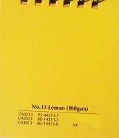 Giấy màu vàng chanh A4 dày 180gsm Lemon Paper Malaysia, CA4413