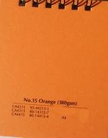Giấy màu cam A4 dày 180gsm Orange Paper Malaysia, CA4415