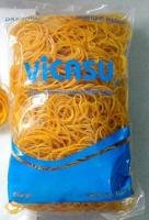 Dây thun xuất khẩu vòng lớn 6cm Vicasu Rubber Band, yellow