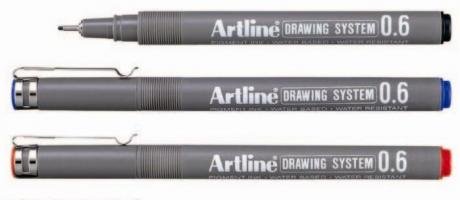 Bút vẽ kỹ thuật Artline EK-236 Drawing System Pen, 0.6mm