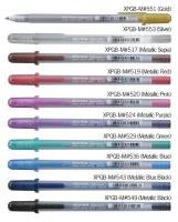 Bút gel màu nhủ Sakura Gelly Roll Metalic colours XPGB-M, set 12