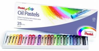 Phấn dầu Pentel Arts Oil Pastels PHN-25, 25 Color Set