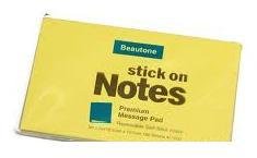 Giấy note Beautone 4"x6" Stick On Note